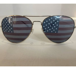 American Flag Aviator Fashion Sunglasses